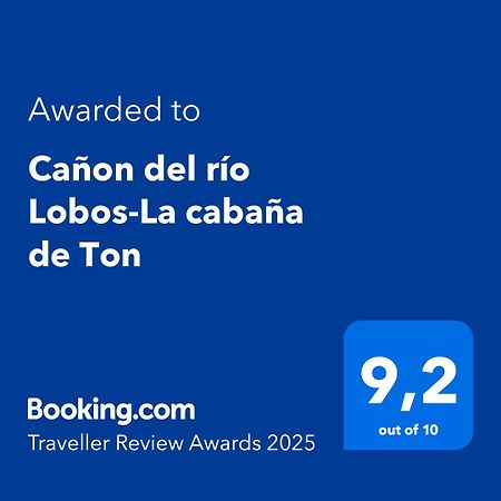 Canon Del Rio Lobos-La Cabana De Ton San Leonardo De Yague Exterior photo